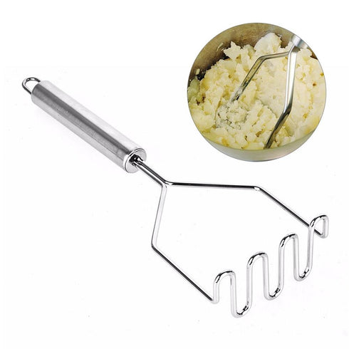 Machucador de papas y alimentos de acero inoxidable premium y duradero